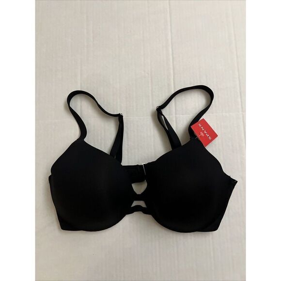 SPANX Super Flattering Ladies Swim Convertible Bra Top Black Sz 34D - Picture 6 of 9